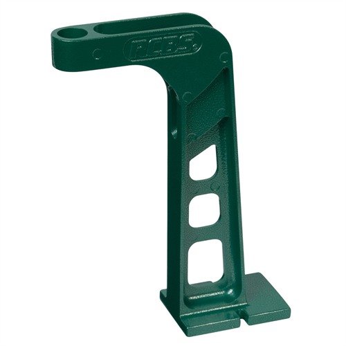 Le support ADVANCED POWDER MEASURE STAND d'RCBS élève ta mesure de poudre de 9-1/2", offrant un espace idéal pour ta balance et tes douilles.