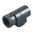 .350" guidon globe tubulaire avec 12 inserts acier noir