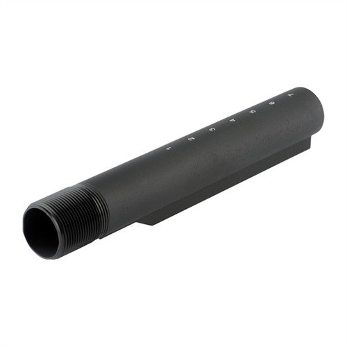 Le tube de réception A5 VLTOR offre 7 positions d'ajustement pour un confort optimal et une fiabilité accrue, tout en étant compatible avec les crosse M4.
