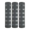 BATTLE Cache-rails Picatinny lot de 3 en polymère noir 6"