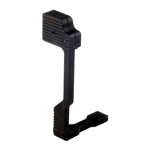 Le AR-15/M16 Ambidextrous Bolt Release te permet de libérer la culasse avec ton doigt de tir, améliorant la rapidité et la réactivité sans lâcher la poignée.