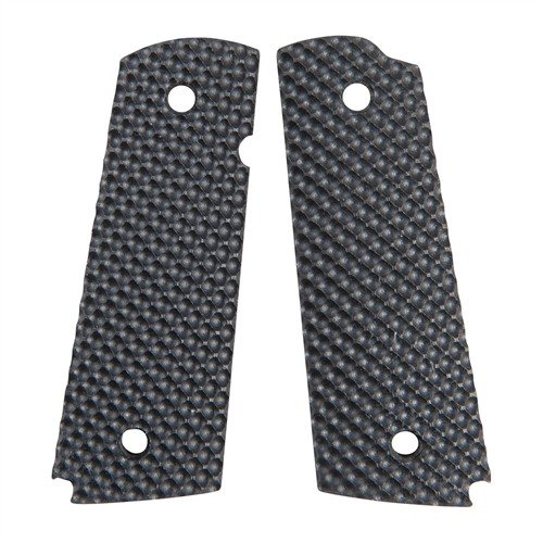 Les Simonich G10 Gunner Grips offrent une texture unique pour une prise exceptionnelle, une durabilité à toute épreuve et une excellente résistance aux intempéries.