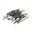 Tampons de nettoyage rectangulaires, lot de 50