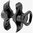 Attache de sangle avant 590A1 pour MOSSBERG 12GA noir
