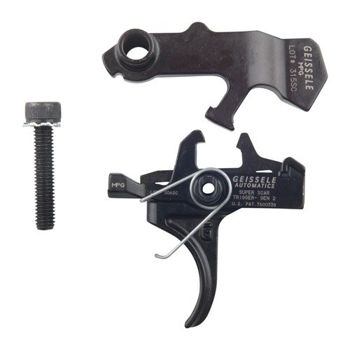 Le Geissele Super SCAR est un déclencheur semi-automatique à deux étages, idéal pour le CQB et le tir à mi-portée, avec un poids de traction de 4,5lbs.