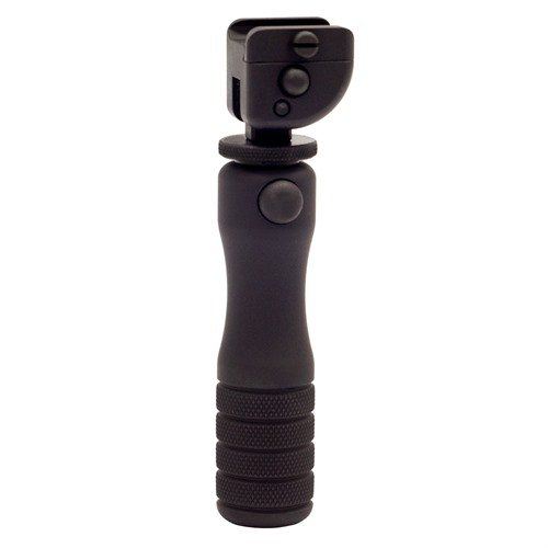 Le monopode Accu-Shot PRM se fixe sur un rail Picatinny, offrant stabilité et ajustements rapides avec le "Quick Knob" pour un ciblage facile.