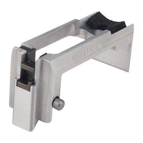 L'adaptateur facile à installer te permet d'utiliser les chargeurs S&W M&P15-22 dans ton AR-15, avec un verrou de culasse indépendant pour des recharges simplifiées.