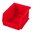 Bac empilable pour projectiles, petit, rouge