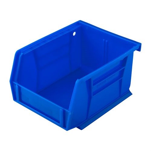 Ces bacs de stockage empilables sont parfaits pour tes composants de rechargement. Avec des parois renforcées et des poignées, ils sont pratiques et stables.