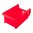 Bac empilable pour balles, grand, rouge