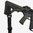 Adaptateur QD MS1/MS4 pour attache QD, convertit 2 points en monopoint, noir