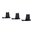 Limiteur -5 cartouches pour chargeur PMAG GEN 3 7.62X51 noir - lot de 3