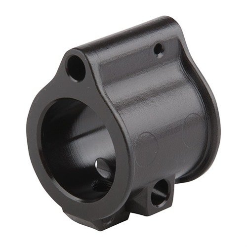 Le bloc de gaz Geissele super low profile s'adapte facilement sous la plupart des rails free-float, avec une construction en acier robuste et un ajustement précis sur les canons .750".