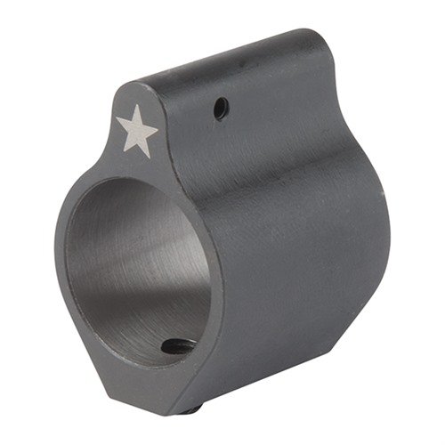 Le BCM low-profile gas block est conçu pour les canons AR-15/M16, en acier de haute qualité, avec finition phosphate pour une durabilité optimale et un montage facile.