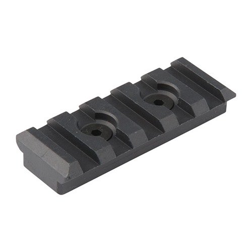 Ajoute des sections de rail Picatinny en aluminium à tes garde-main KeyMod pour un montage facile d'accessoires. Disponible en segments de 2,1" et 3-3/4".