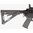 MOE crosse télescopique MIL-SPEC pour AR-15 grise