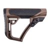 Le crosse rétractable Daniel Defense offre un confort optimal grâce à son revêtement en caoutchouc, des points QD pour sangles et s'adapte aux tubes Mil-Spec.