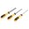 Lot de 3 limes plates flexibles à revêtement diamant