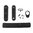 Crosse fixe ACE ULTRA LITE pour AR-15, noire