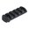Rail M-LOK Picatinny 5 fentes 2.375" aluminium pour AR-15 noir