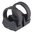 Monture pour lampe bloc en V et colliers noirs