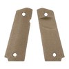 Les panneaux de grip MOE pour 1911 en polymère renforcé offrent une texture anti-glisse, un design ergonomique et s'adaptent aux sécurités ambidextres.