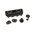 Rail M-LOK 3 fentes Picatinny 1,6" polymère pour AR-15 noir