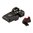 Jeu de visées réglables à fibre optique pour SIG P220/P225/P226/P228