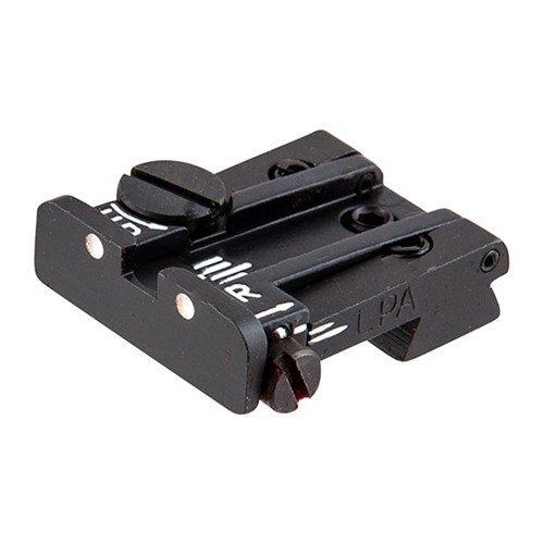 Améliore ton tir avec la COLT ADJUSTABLE REAR SIGHT : ajustable en dérive et élévation, s'installe facilement sans modifier la visée d'origine.