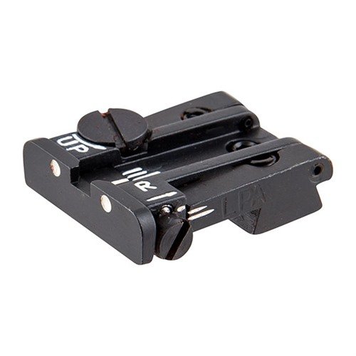 Améliore ton Beretta 92/96 avec ce rear sight ajustable, facile à installer, en acier solide, compatible avec la mire avant d'origine et réglable en dérive et en élévation.