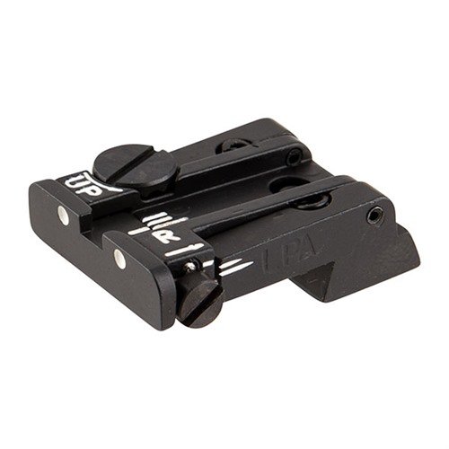 Améliore ta CZ 75 ou 85 avec cette rear sight ajustable, facile à installer, compatible avec la visée d'origine et réglable en dérive et élévation.