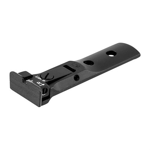 Améliore ton tir avec la hausse arrière réglable L.P.A. pour revolvers S&W, ajustable en dérive et élévation, sans fraisage, en acier solide.