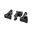 GEN2 PMAG MAGPOD pack de 3 talons de chargeur 1,5" noir