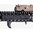 Couvre-rail Type 2 M-LOK en polymère 1,5" pour AR-15 noir, lot de 6