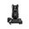 MBUS PRO hausse arrière relevable LR réglable 2.6" acier noir