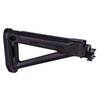 Le Magpul MOE AK Stock offre un ajustement parfait, du rangement interne, un pad en caoutchouc absorbant les chocs et des risers de joue optionnels pour un confort optimal.