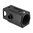 Adaptateur AK vers AR pour tube tampon en aluminium noir