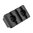 Rail M-LOK Picatinny 3 fentes aluminium noir