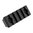Rail M-LOK Picatinny 5 fentes aluminium noir