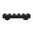 Rail M-LOK Picatinny 5 fentes aluminium noir