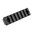 Rail M-LOK 7 fentes Picatinny aluminium noir
