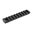 Rail M-LOK Picatinny 9 fentes aluminium noir