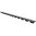 Couvre-rail Type 1 M-LOK en polymère 9,5" gris pour AR-15, lot de 2