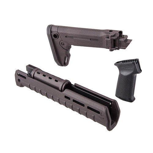 Améliore ton AK avec le kit Magpul Zhukov : crosse pliante, garde-main M-LOK, grip MOE AK+ pour un contrôle optimal et un confort inégalé.