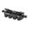 Rail M-LOK 3 fentes Picatinny aluminium noir 1,68"