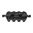 Rail M-LOK 3 fentes Picatinny aluminium noir 1,68"