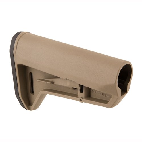 Le stock Magpul SL-K est léger, compact et maniable, avec un profil slim, un coussin de recul en caoutchouc et un système de fixation de sangle intégré.