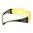 Lunettes de tir SECUREFIT, verres ambrés, monture noire