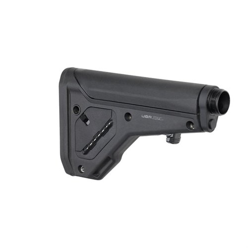 Le UBR 2.0 offre une stabilité incroyable, un appui joue confortable, 8 positions ajustables et un design robuste, parfait pour les calibres AR de gros calibre.