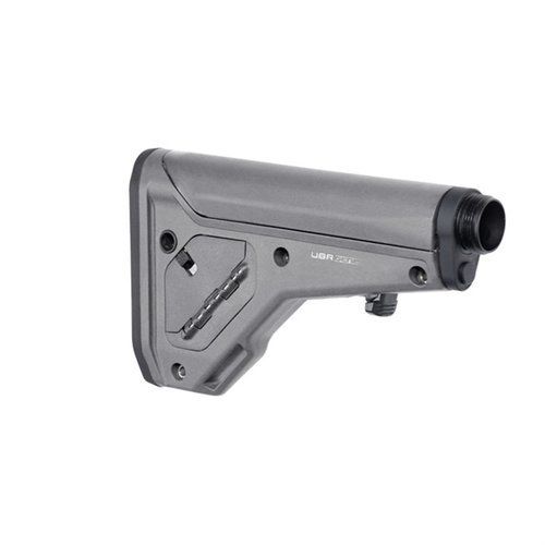 Le UBR 2.0 offre une stabilité et une force exceptionnelles, avec un appui joue confortable, des points d'attache QD, et une compatibilité A5 pour un tir optimal.